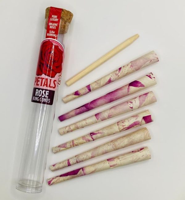 Purple Rain Rose Petal King Cones (6-pack)