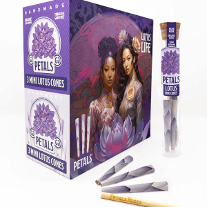 2 King Size Royal Blood Rose Petal Cones