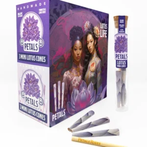 3 Mini Lotus Cones package