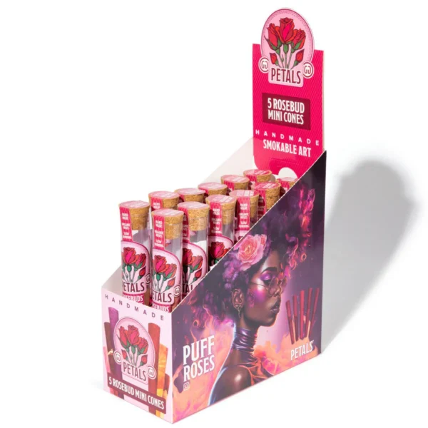 5 Rosebud Mini Cones package