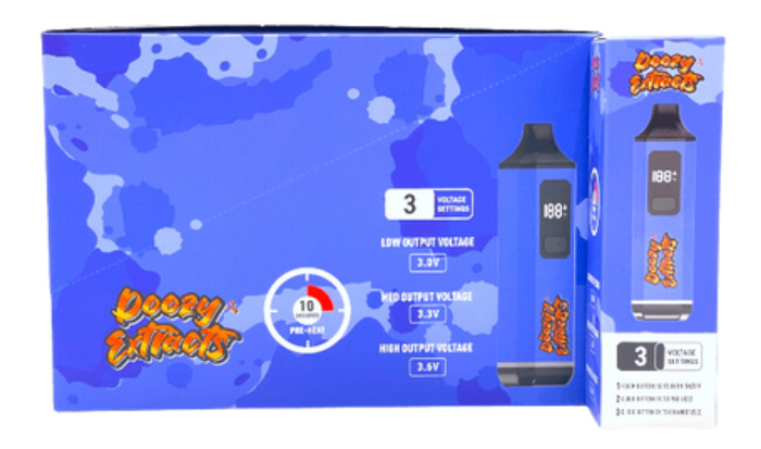 Doozy Extracts 510 Thread LED Battery, 5 ct display, blue colorway
