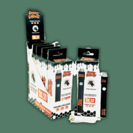 510 Thread Spinner Battery 5 count display package, black colorway