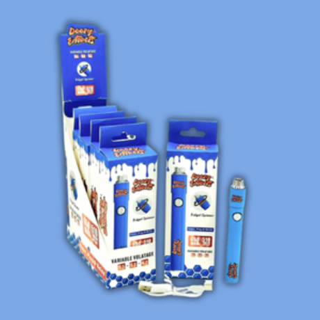 510 Thread Spinner Battery, 5 count display package, blue colorway