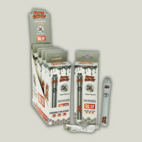 510 Thread Spinner Battery, 5 count display package, silver colorway